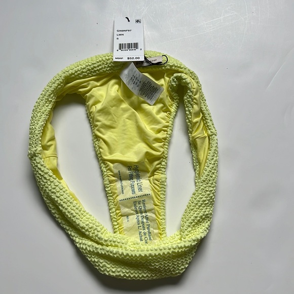 BCBGeneration Lemon yellow Bikini bottom Small - Picture 3 of 10